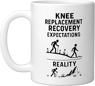 Knee Replacement Recovery Expectations Ceramic Mug, White