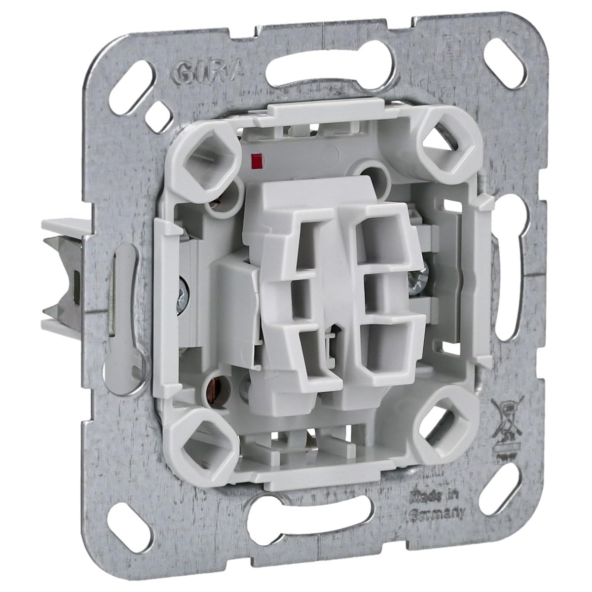 Gira 010600 Wippschalter-Einsatz Aus- und Wechselschalter - 10er Pack | Unterputz-Einsatz fuer Schalterprogramme, robustes Material, vormontiertes Komplettset fuer die einfache Installation