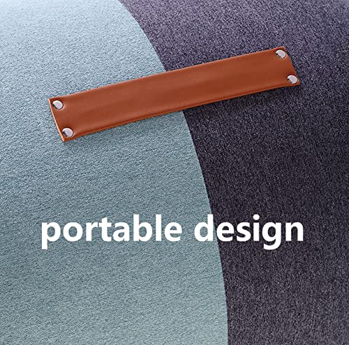 Siège de table d'appoint en pouf circulaire pour optimiser un salon encombré - 7