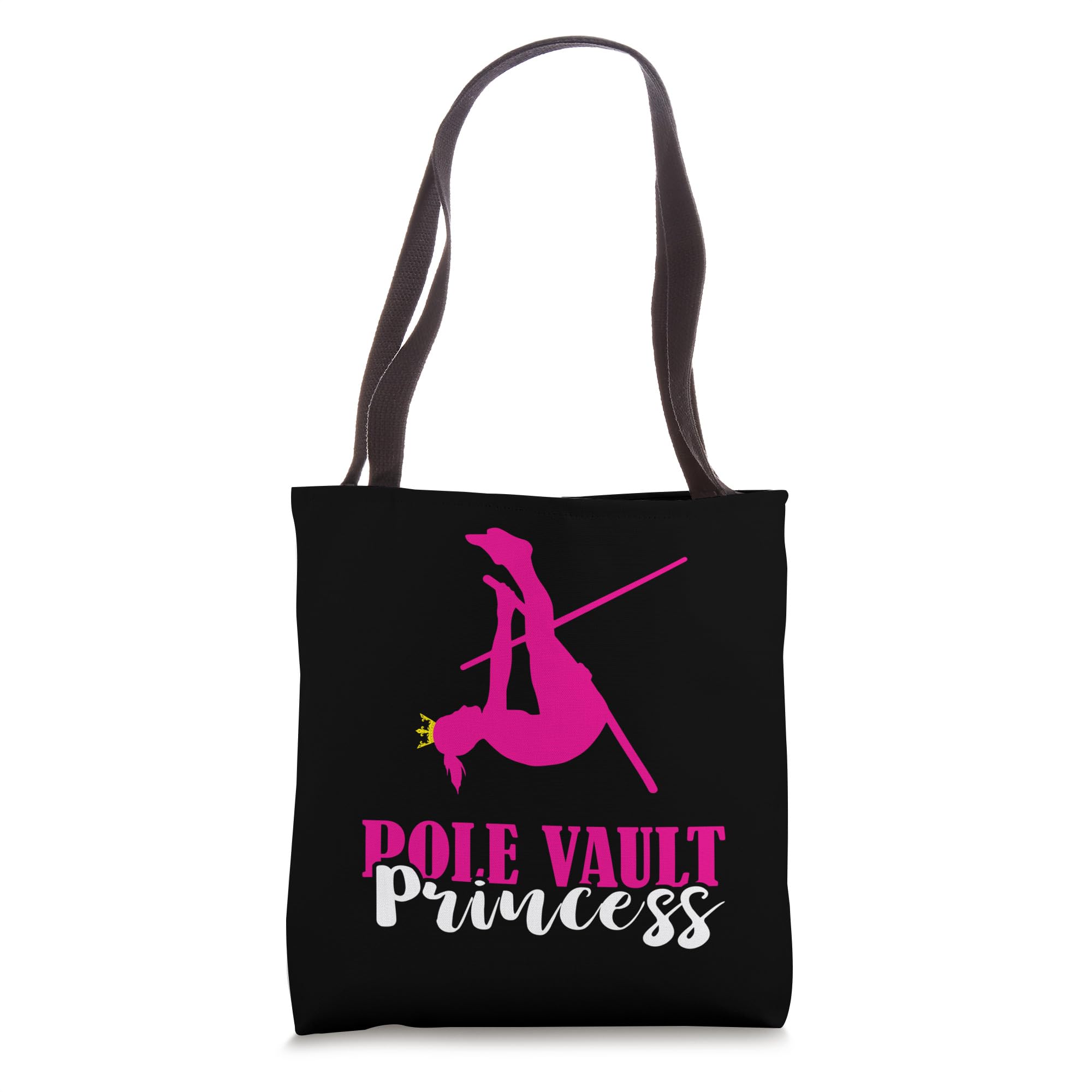 Pole Vault Princess Crown Pole Vaulting High Jumping Athlete Tote Bag