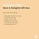 Omay Foods Nuts & Delights Gift Box I Healthy Gift Hamper with Roasted Snacks, Dry Fruits & Tea I Corporate Gift Hamper I Premium Gift Box I Wedding Hamper | Personal Gifting, Return Favor Gift Pack gallery image