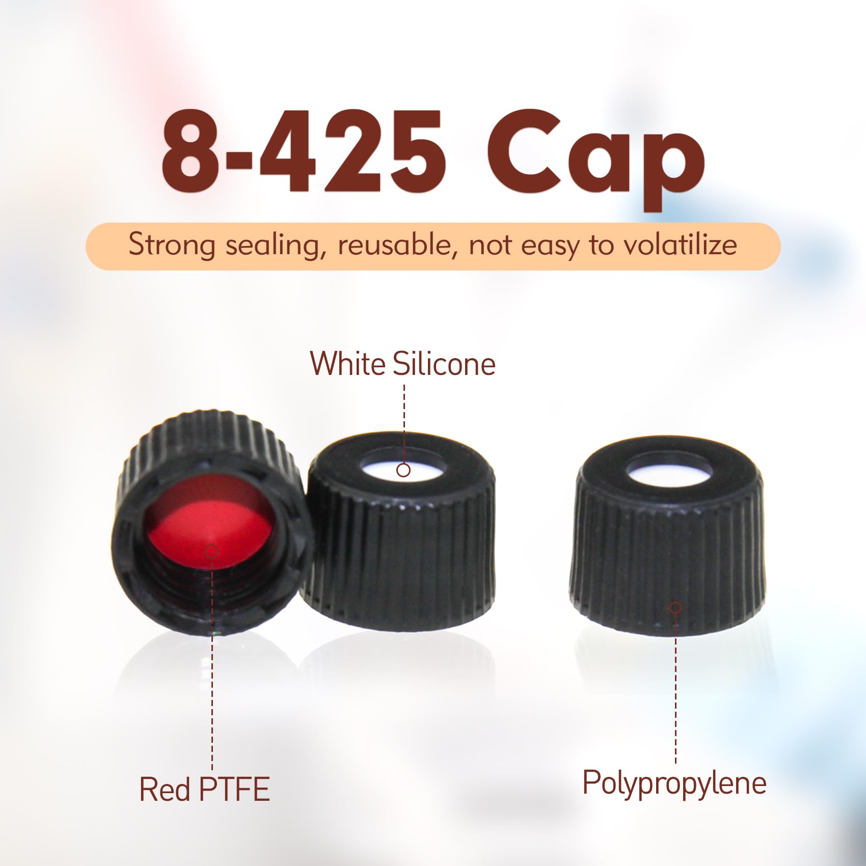 HPLC Vials - Amber Autosampler Vials for Chromatography -3 HPLC Vials - Amber Autosampler Vials for Chromatography -3