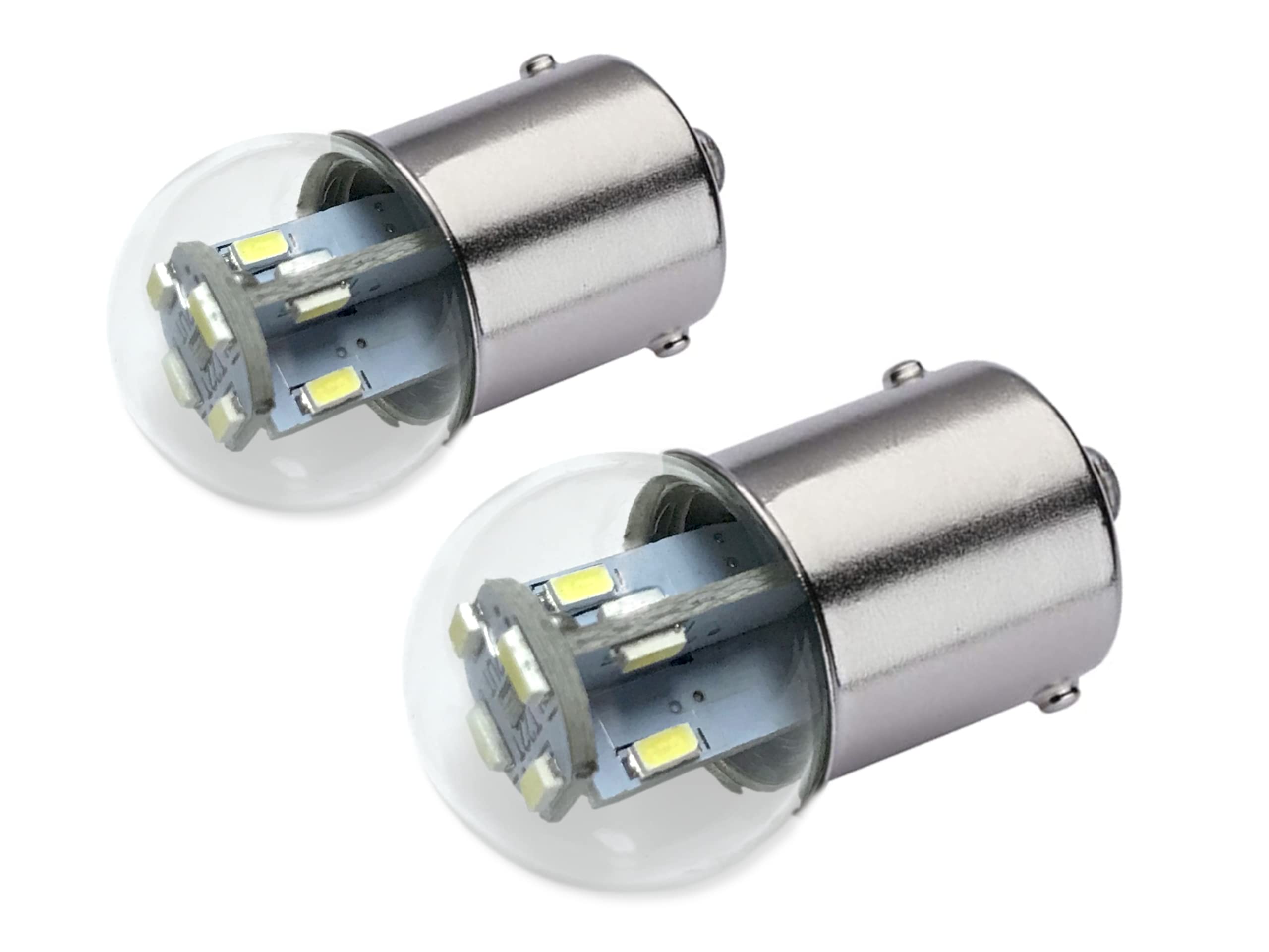 Photo 1 of #89 Miniature Bulb LED Replacement | 12/14vdc | Dimmable | Replaces #67, 69, 89, 9421777, 98, 1247, 441067-1, 97, 631, 89LL, 1155, 97-I (2-pack; Bright White)