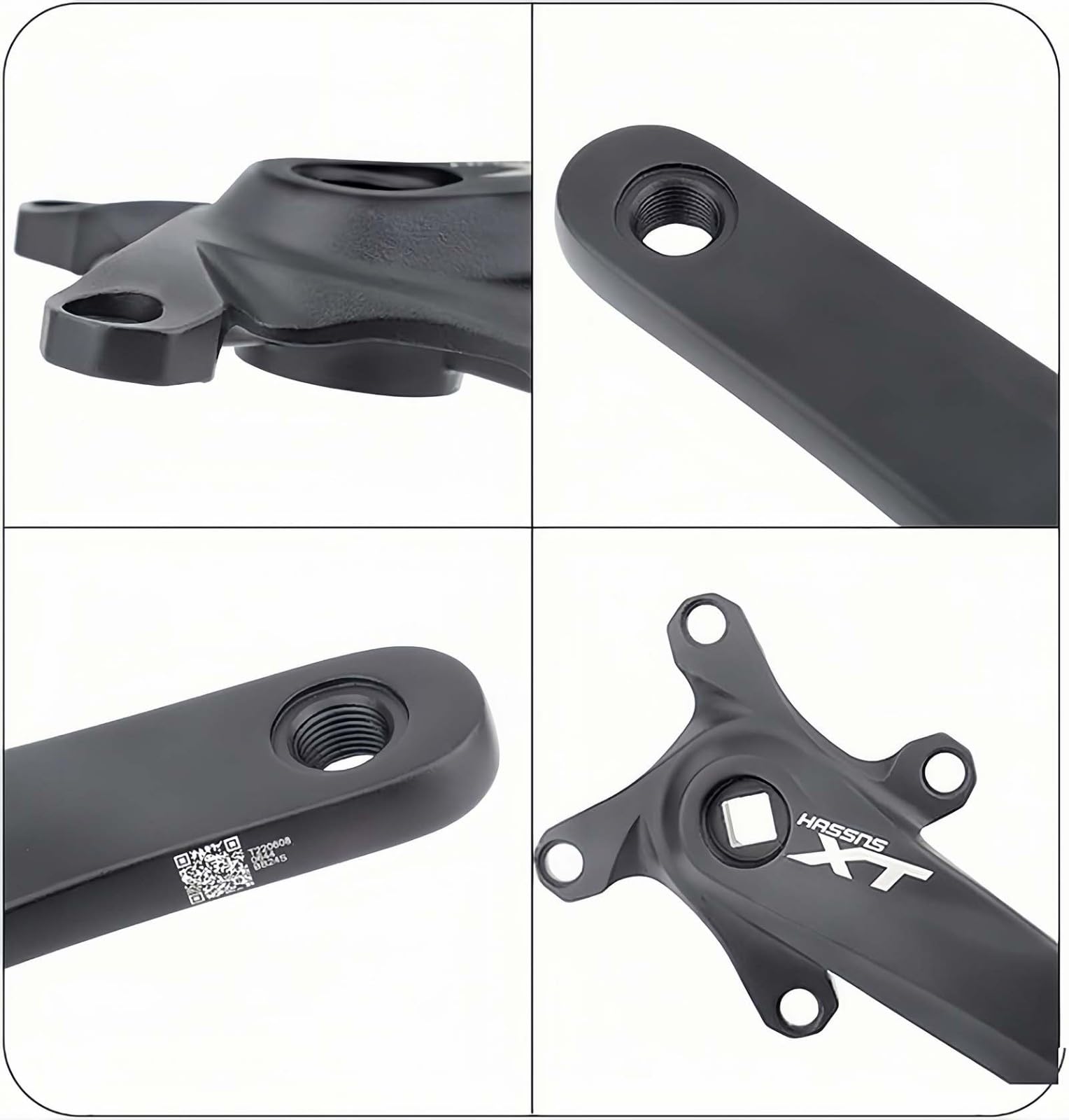 Platos Y Bielas Bike Square Taper 170Mm 104BCD 32/34/36/38/40/42T Plato Monoplato Platos Y Bielas Mountain Bike para 7/8/9/10/11 Velocidad