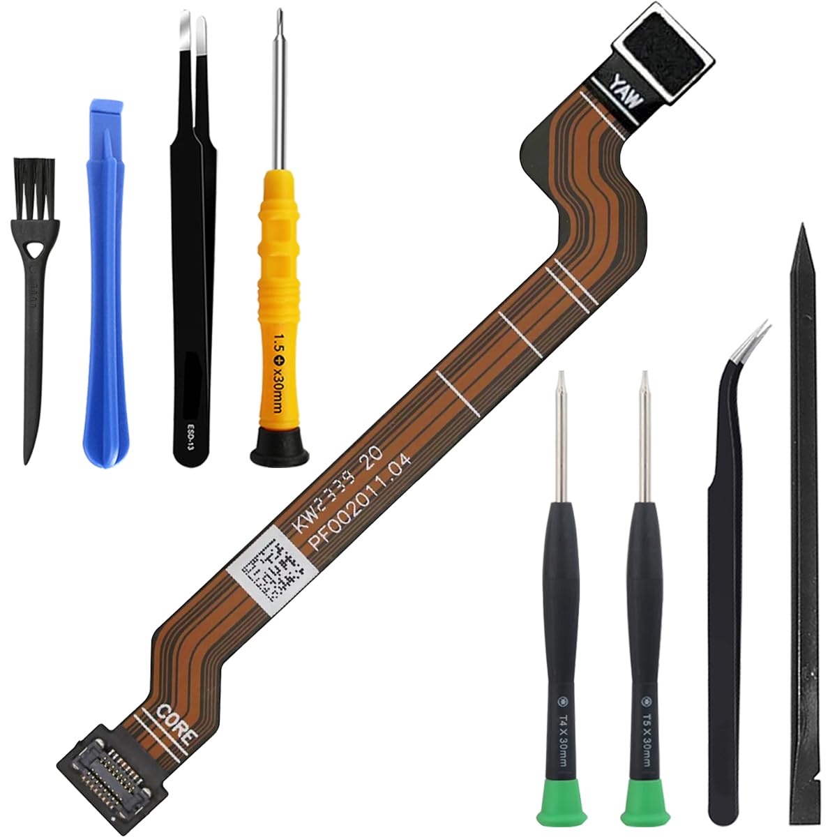 ZHUROUPU Replacement Gimbal Ribbon Flex Cable for DJI Air 3 Drone, Gimbal Camera Flexible Cable to Repair Gimbal Arm Camera Drifting and Uncontrolled Issue, Drone Accessories Part with Repair Tools