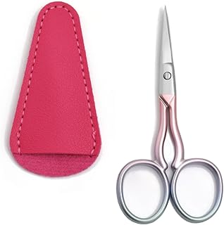 Tijeras pequeñas de aseo facial de 3.5 pulgad...