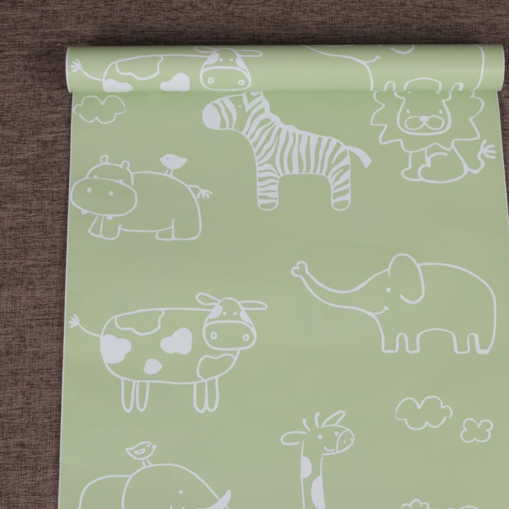 Kaaf Childrens Wallpaper, Wallpaper for Walls, Self Adhesive, Peel & Stick Wallpaper Cute Animals and Flowers Wallpaper (45cm x 250cm) (B0D3Z8JH5B) Amazon Price History, Amazon Price Tracker