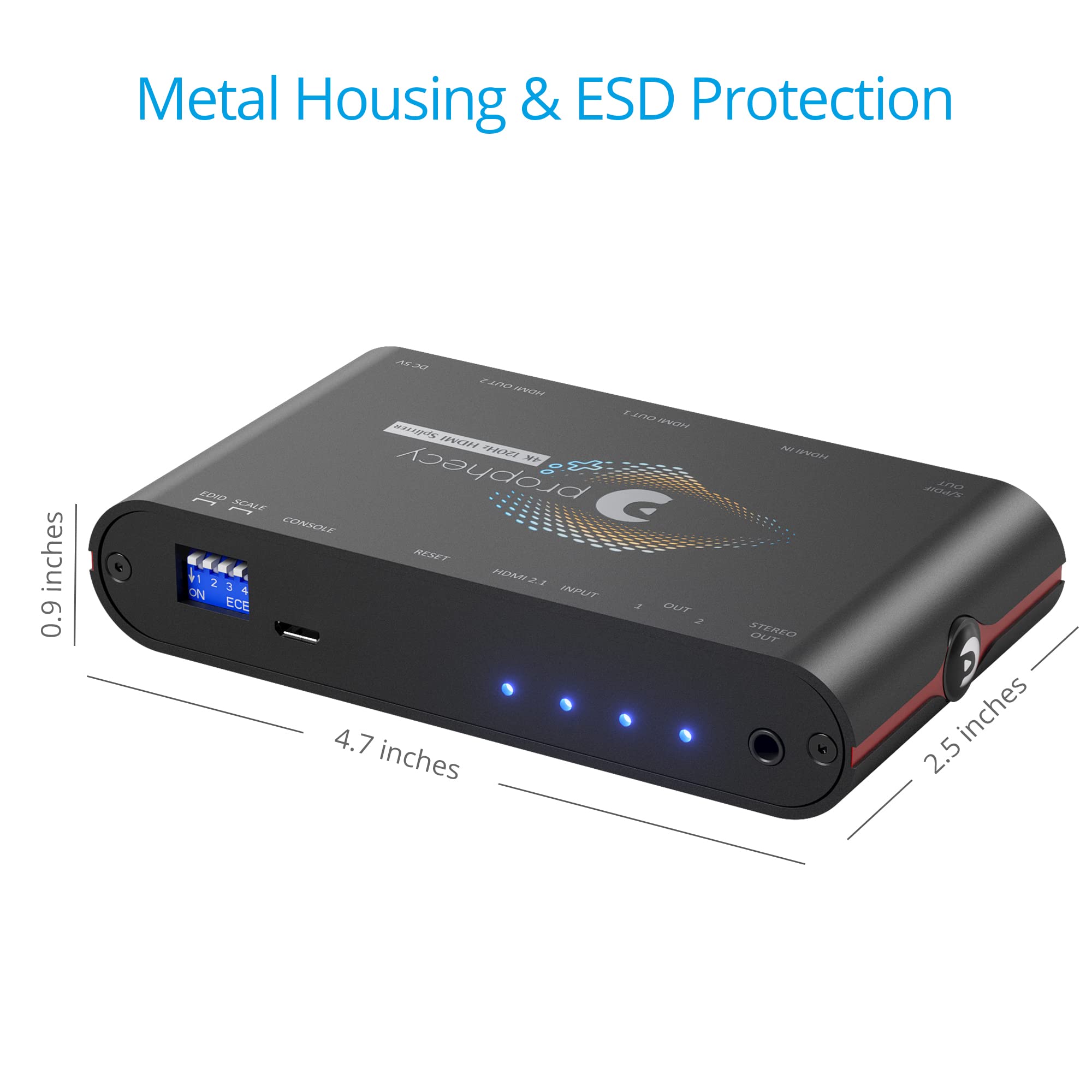 Buy gofanco Prophecy Intelligent 4K 120Hz 1x2 HDMI Splitter – 4K