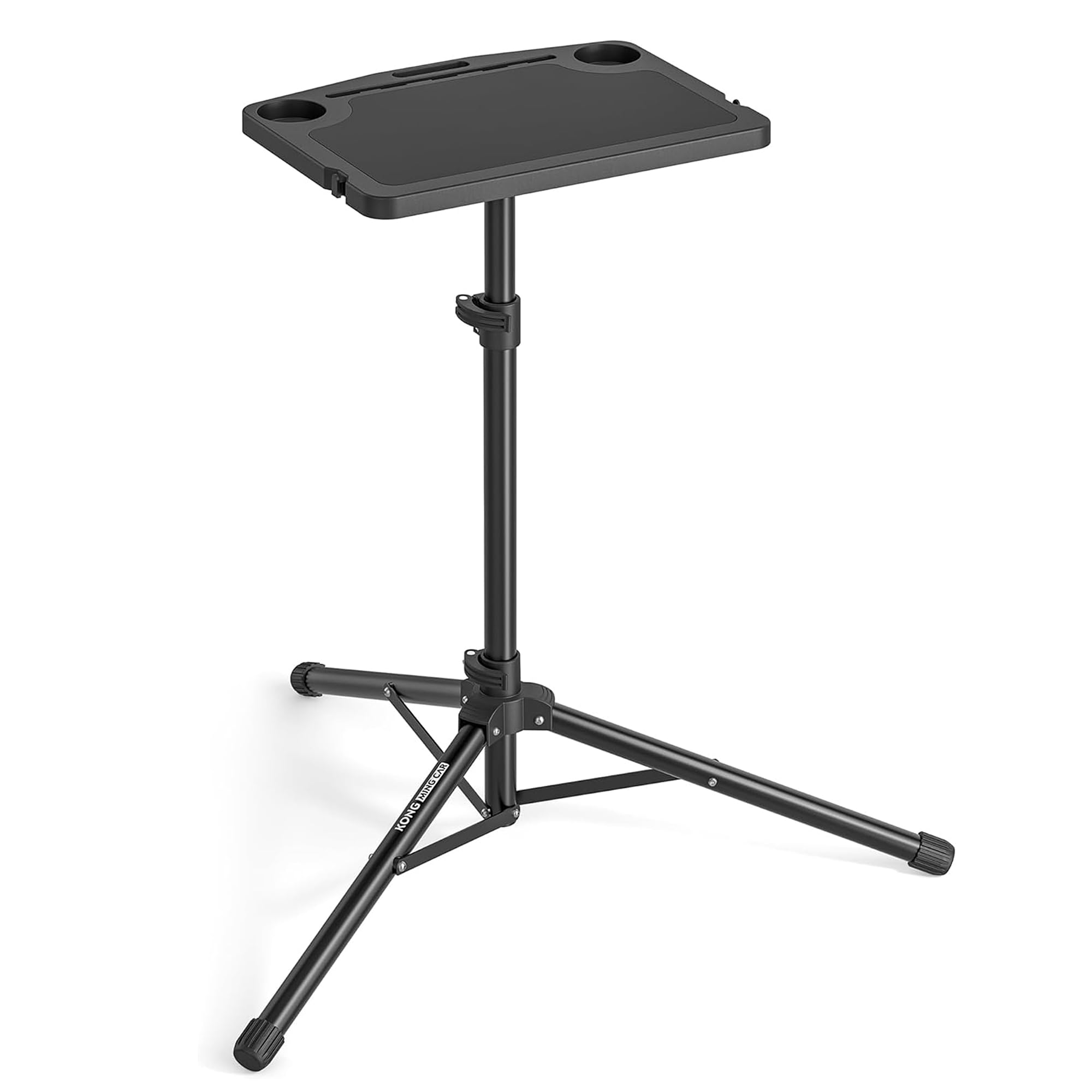Escritorio para bicicleta ajustable en altura para Indoor-Bike & cinta de correr plegable, plegable, superficie 50 cm, carga máx. 20,0 kg, ranuras para tablet/teléfono y portavasos