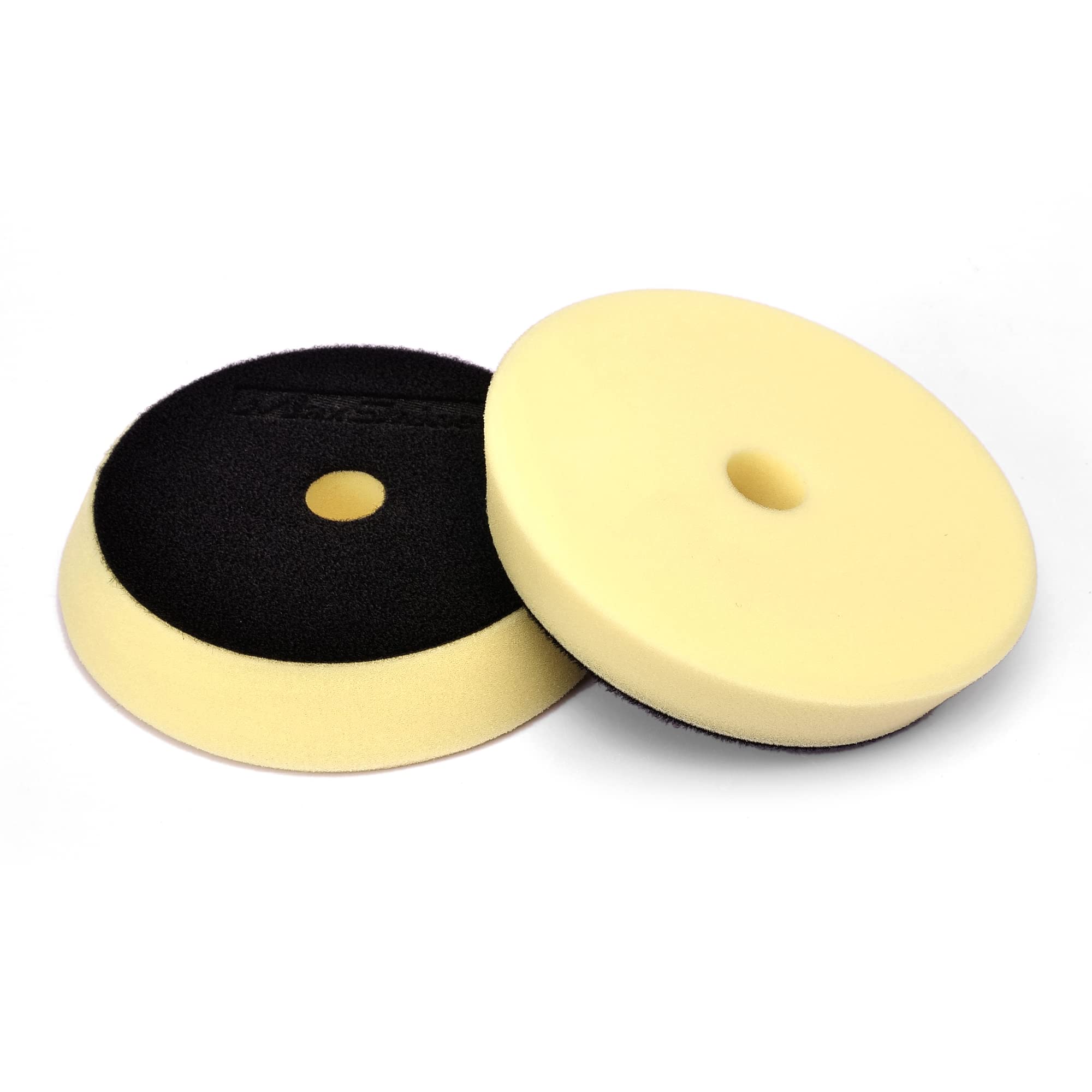 Maxshine5.2" High Pro Poilshing Foam Pad - Perfectly Used with DA/RO Polisher - Professional Detailing Accessory for Cutting, Polishing & Finishing - Bendable, Washable & Reusable - Yellow