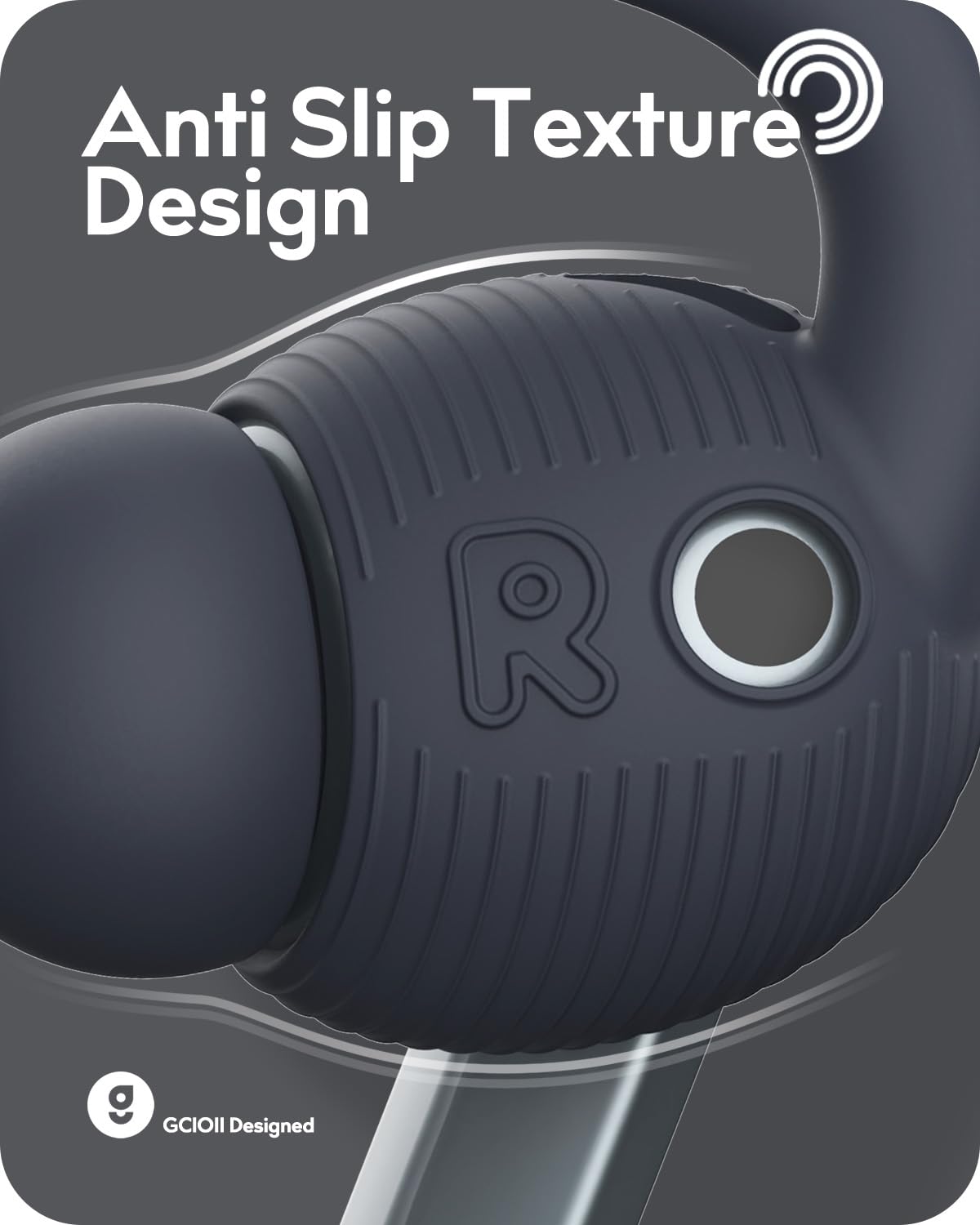 Ganci per Auricolari con Custodia di Stoccaggio per Samsung Galaxy Buds 3 Pro, Antiscivolo, Sportivi