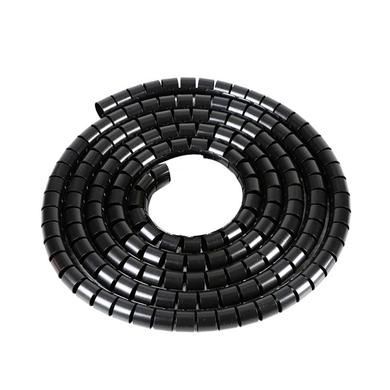 Guaina protettiva per cavi a spirale, 1 metro, 8 mm, 10 mm, 16 mm, 22 mm, 28 mm, 32 mm (clip bianca, 8 mm, 1 metro)