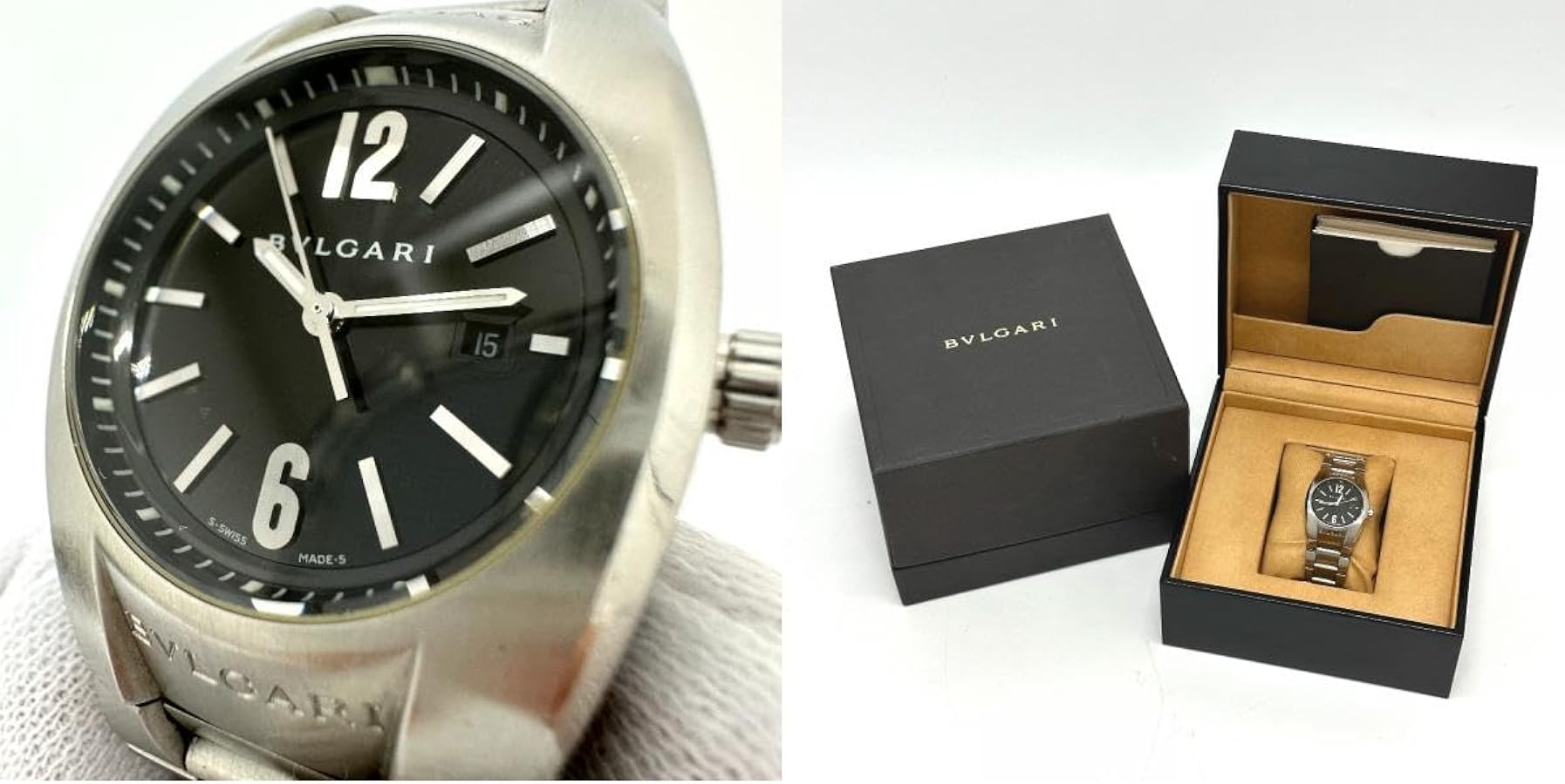 Amazon.co.jp: (ブルガリ)BVLGARI EG30S エルゴン クォーツ デイト