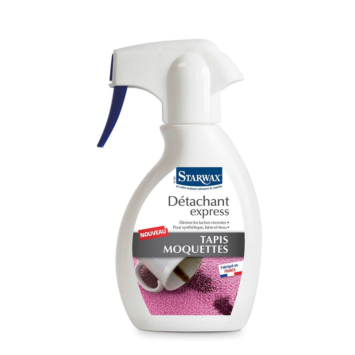 Starwax Colourless Express Stain Remover Floor Care Products For Rugs And Carpets, 250 Ml