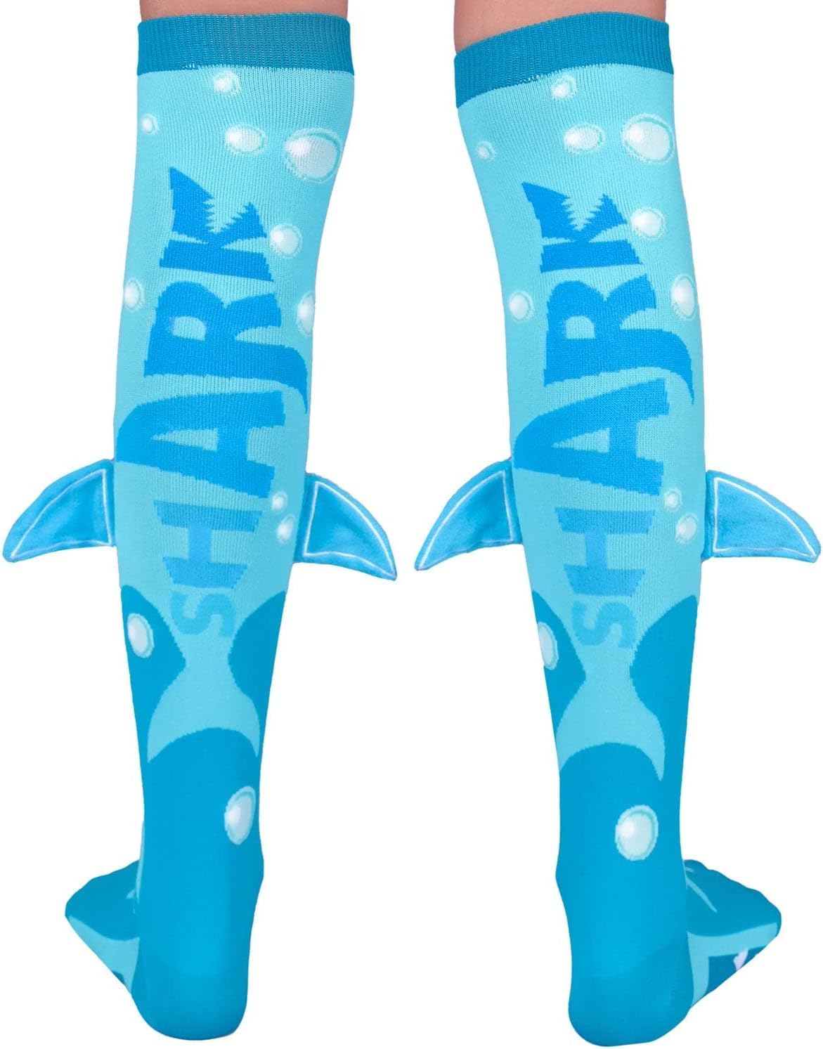 SAMVARDHAN Shark-Themed Knee-High Socks – Fun 3D Fin Design with Cool Ocean Look Printed Socks for kids,Boy & Girl,Super Comfortable,Birthday Gift 3
