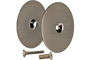 Heavy-Duty Door Cover Plate: Conceal Unsightly Door Holes with Style