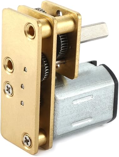 Miniatura 5 de uxcell DC 6V 105RPM Micro Motor de reducción de velocidad Mini motor de caja de engranajes con 2 terminales para RC Robot Modelo DIY