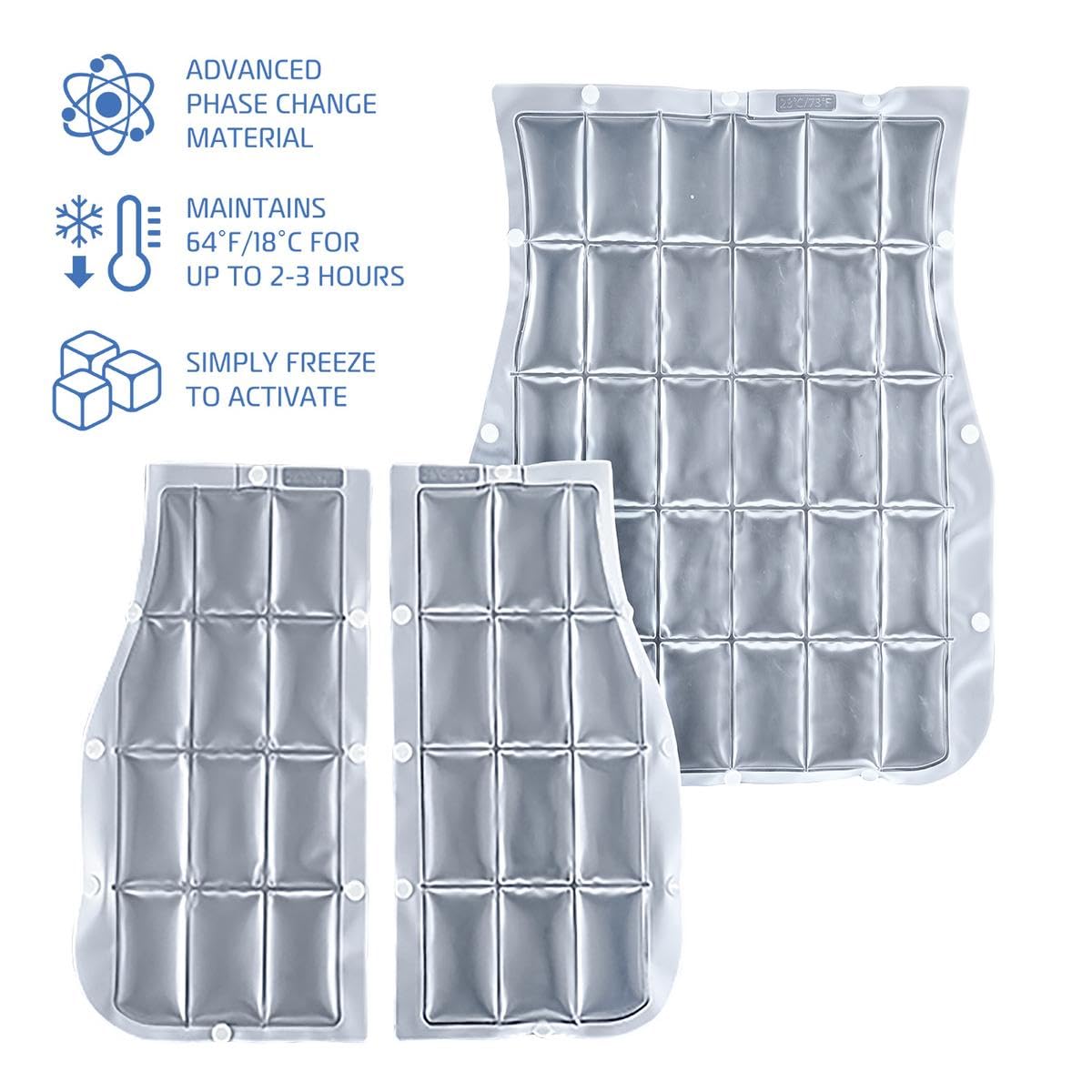 AlphaCool Tundra Phase Change Cooling Vest - Extra Inserts