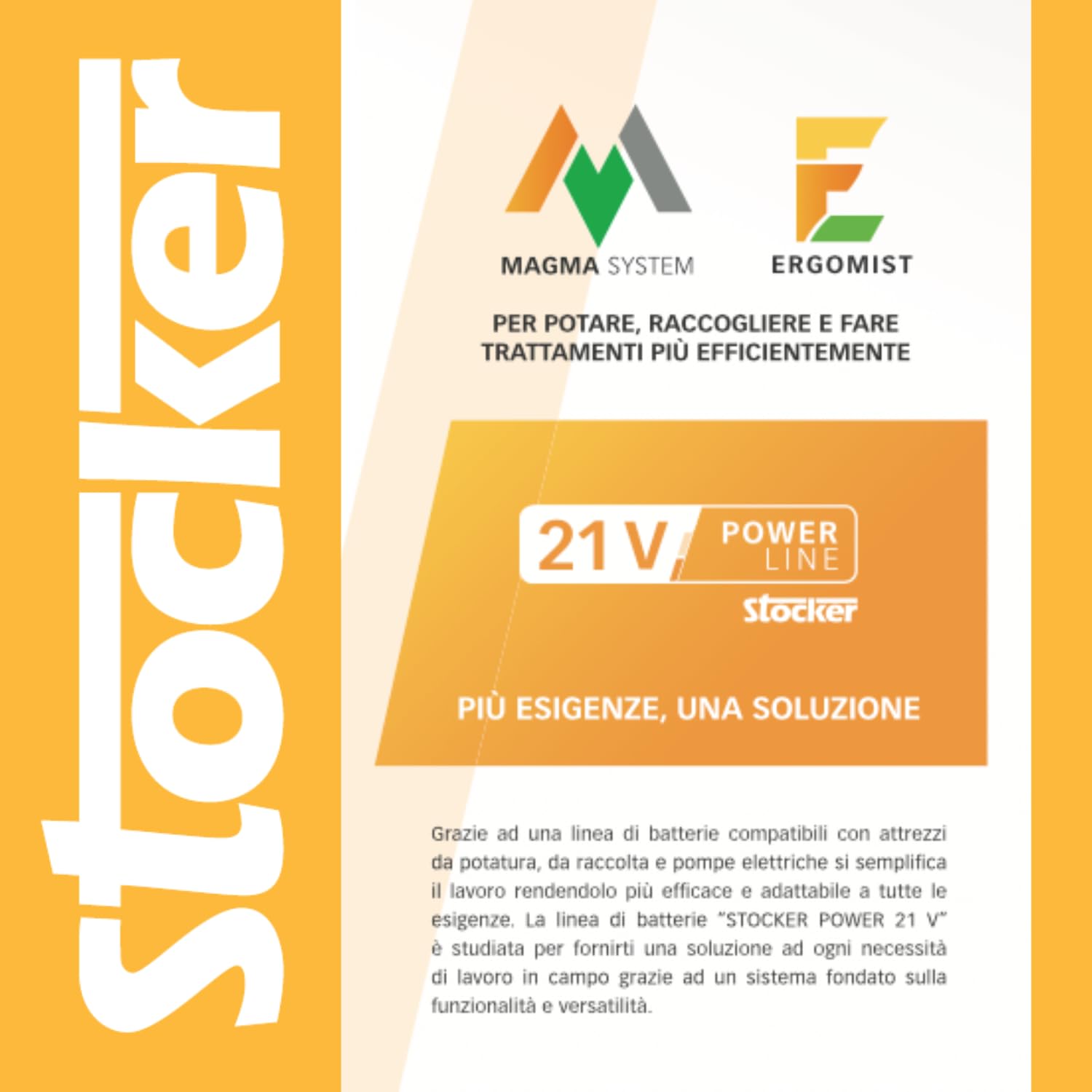 STOCKER - Batteria Li-Ionper Art. 312, 316, 317, 318, 580, 581, 582, 583, 584, 585, 612, 613