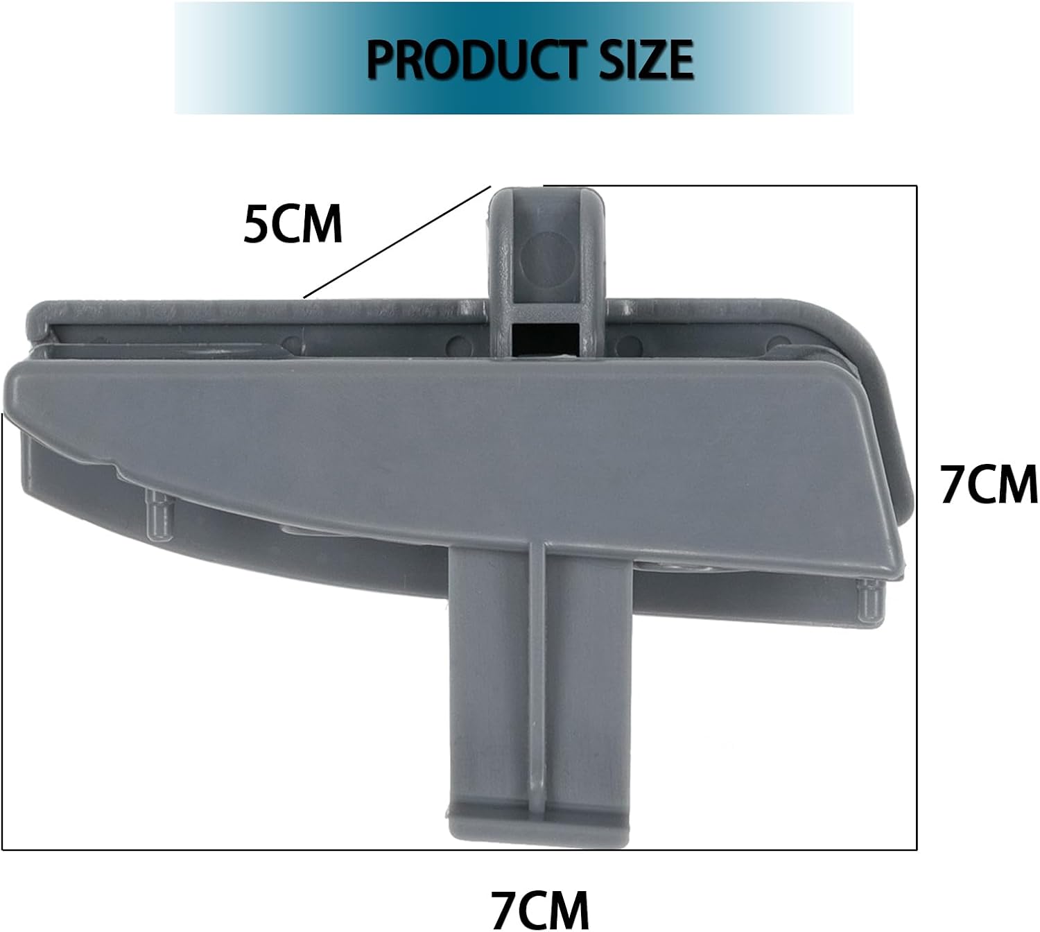 Center Console Latch Lid Lock for Toyota Tacoma,Center Console Latch Lock Fit for Toyota Tacoma N220/N240/N250/N260 2005-2012,Replacidement 58910AD030B0,58910AD030B0（Grey