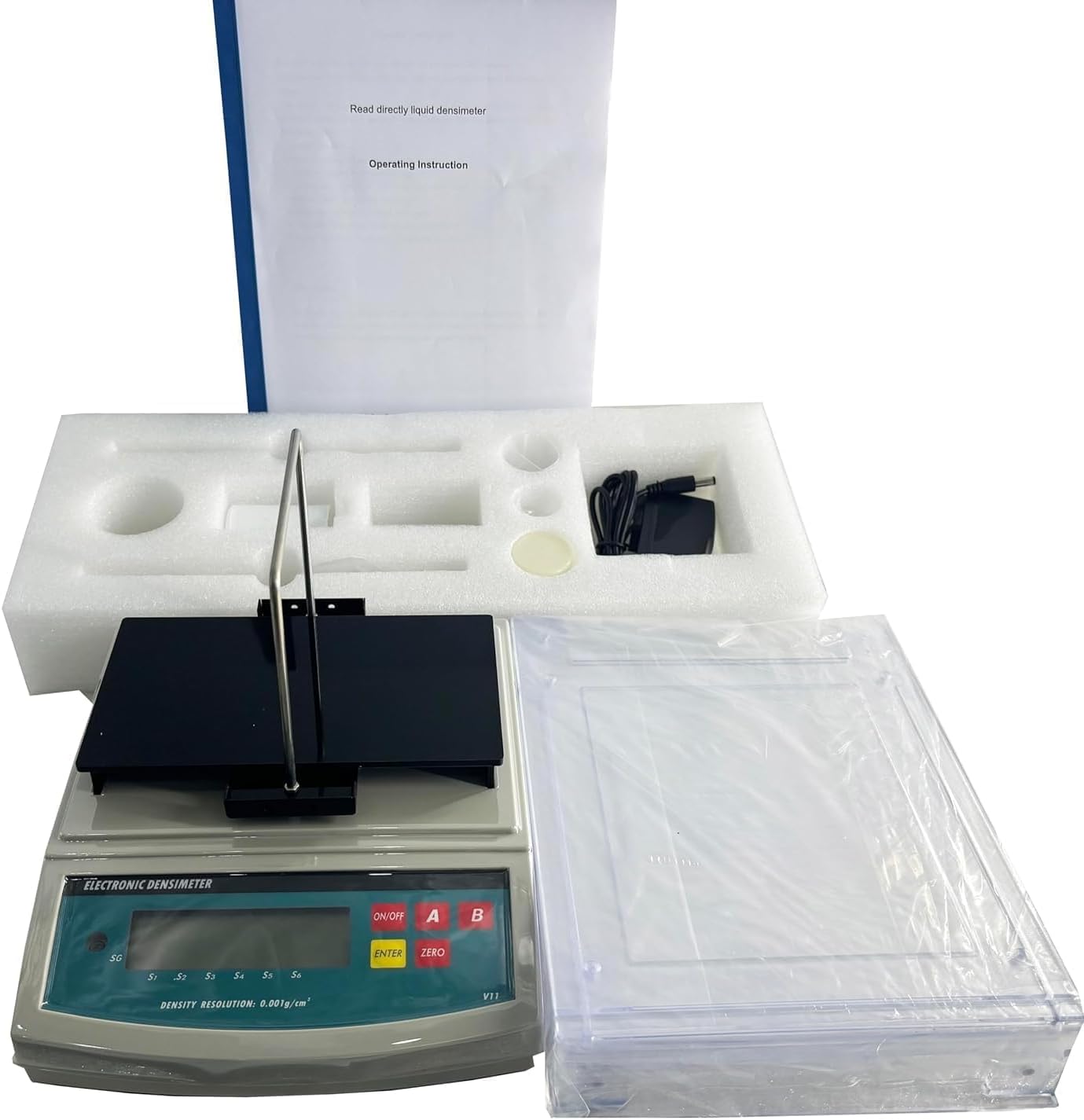 Liquid Density Analyzer Precision Liquid Densitometer with Measuring Range 0.0001—99.9999g/cm3 Maximum Weight 120g Interface RS-232C