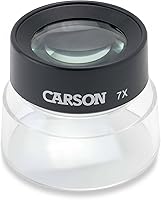 Vista 1 de Carson LumiLoupe 7x Lupa de soporte preenfocado (LL-77)