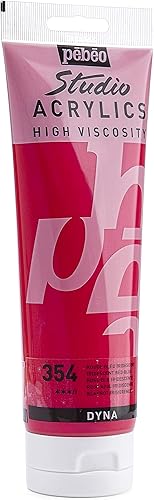 Vista 157 de Pebeo Studio Acrílicos de Alta Viscosidad, Acrílico Fino, 250 ml - Azul Turquesa