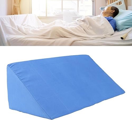 Miniatura 2 de CHICIRIS Almohada de cuña lateral, evita las úlceras de decúbito, diseño multifuncional, lavable, para uso doméstico (19.7 x 9.8 x 5.9 in)