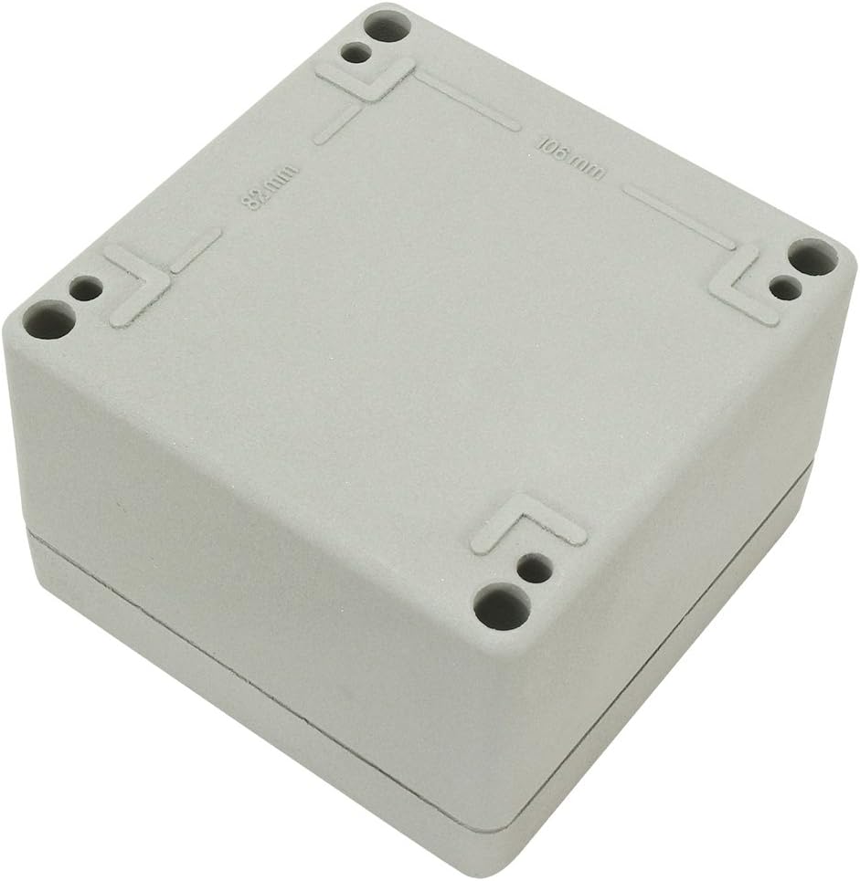 4.7"x4.7"x3.2"(120mmx120mmx82mm) Aluminum Transmission Junction Box Universal Electric Project Enclosure