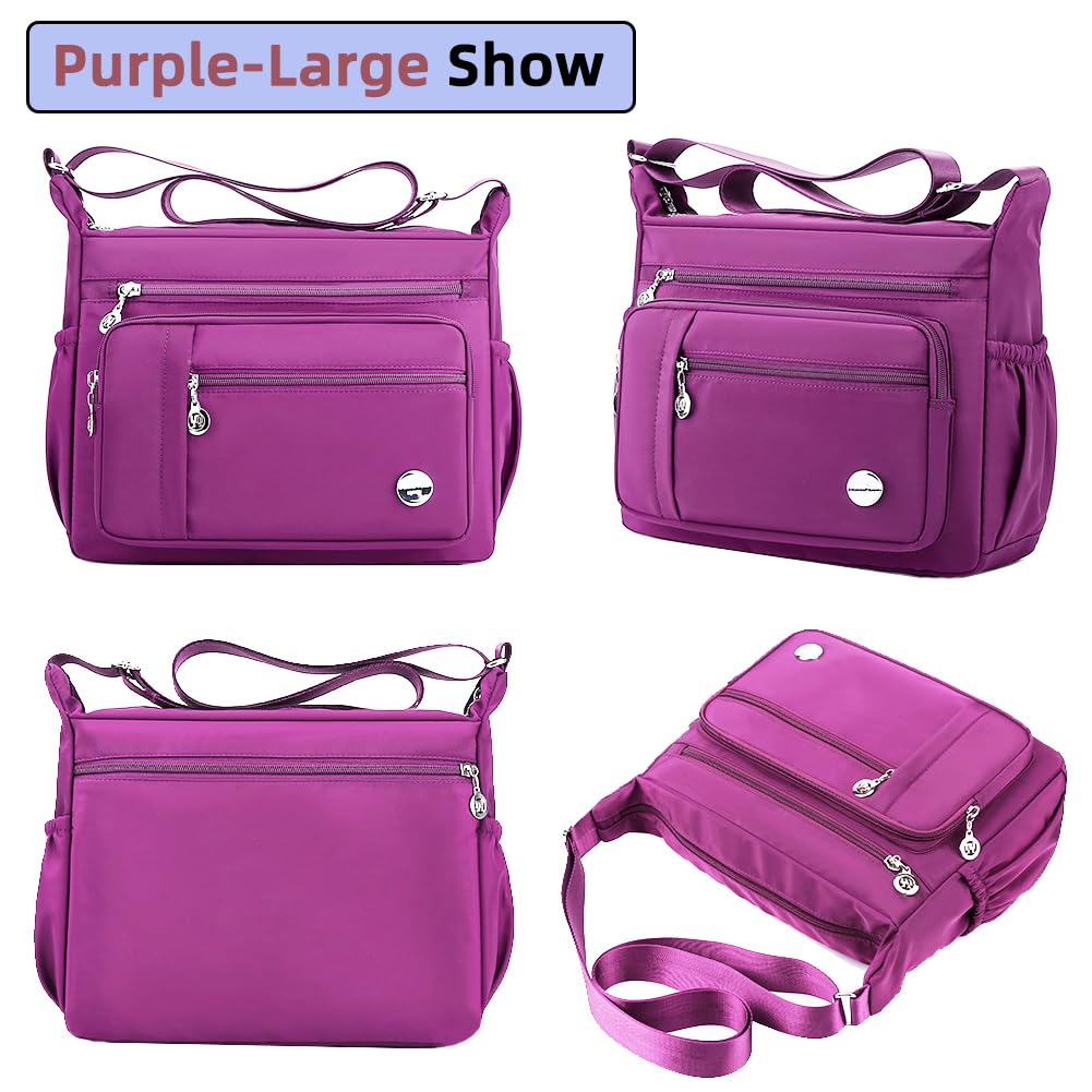 MINTEGRA Women Shoulder Handbag Roomy Multiple Pockets Bag Ladies Crossbody Purse Fashion Tote Top Handle Satchel