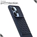 Pikkme Back Cover for Realme P4 5G Soft Grip 3D Hexa Cube Texture Silicone Bumper Case (Blue) gallery image