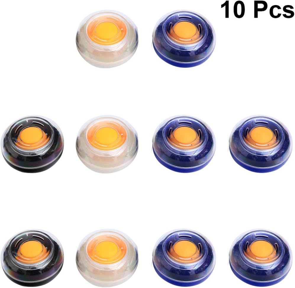NUOBESTY 10Pcs Fingertip Moistener Sponge Cup Finger Wet Moistener Round Anti-Slip Finger Sponge Moisteners for Counting Cash Office Supply (Random Color) - Image 5