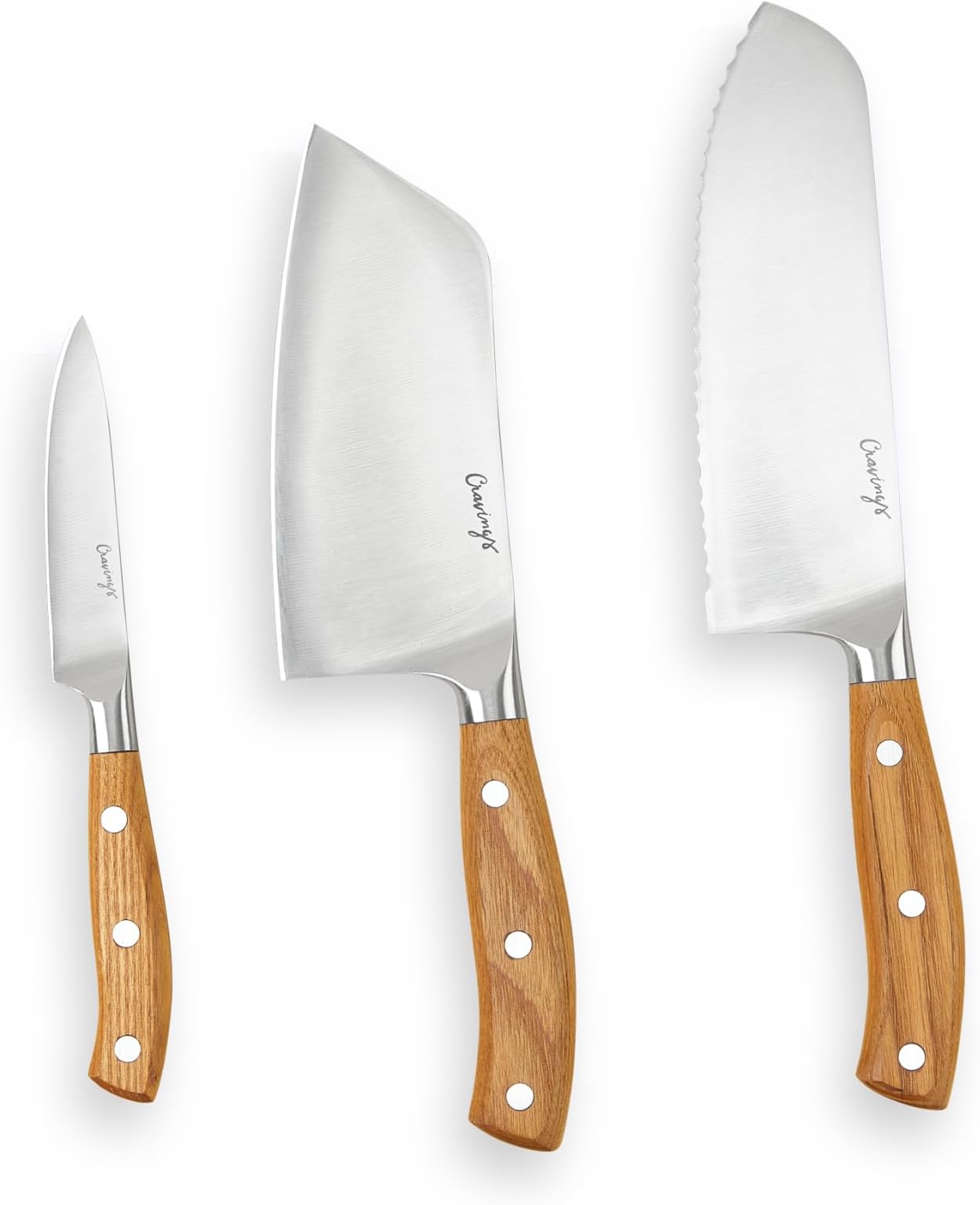 Cravings Set Amazon.com: Cravings Greatest Hits 3-Piece Kitchen Knife Set – Includes ...