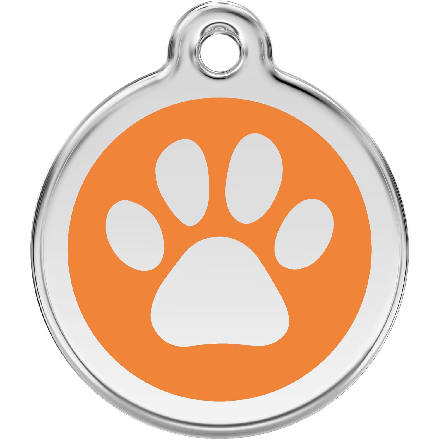 Custom Engraved Dog Cat Tag Large Round Colored Paw Print Pet ID Tag - Free Engraving For Cats & Dogs Dog Tag - Foto 14