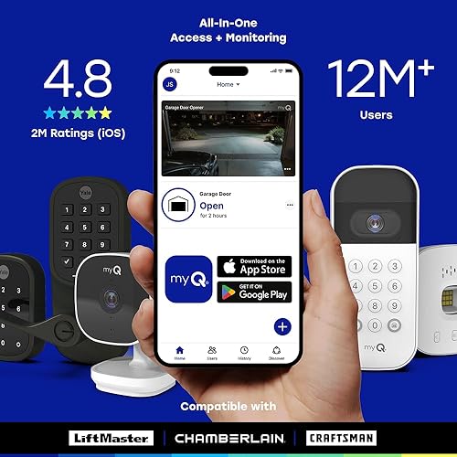 Miniatura 7 de Chamberlain myQ - Cámara de seguridad inteligente para interiores, video HD de 1080p, visión nocturna, detección de movimiento, Wi-Fi, audio