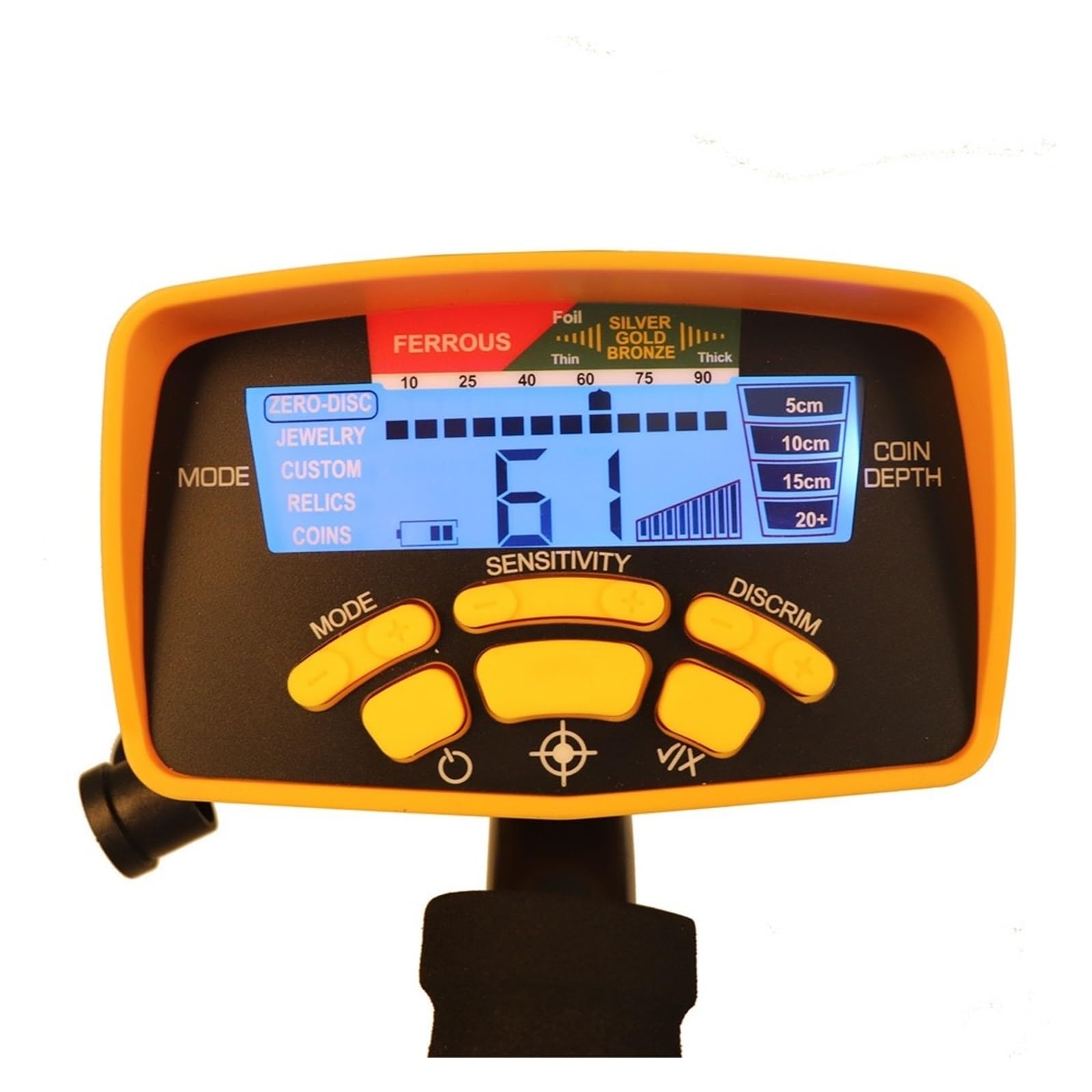 Wykrywacz metalu MD-6450 Podziemny wykrywacz metali Gold Digital Display Lampa cofania LCD Digger Treasure Hunter(MD6450JP)