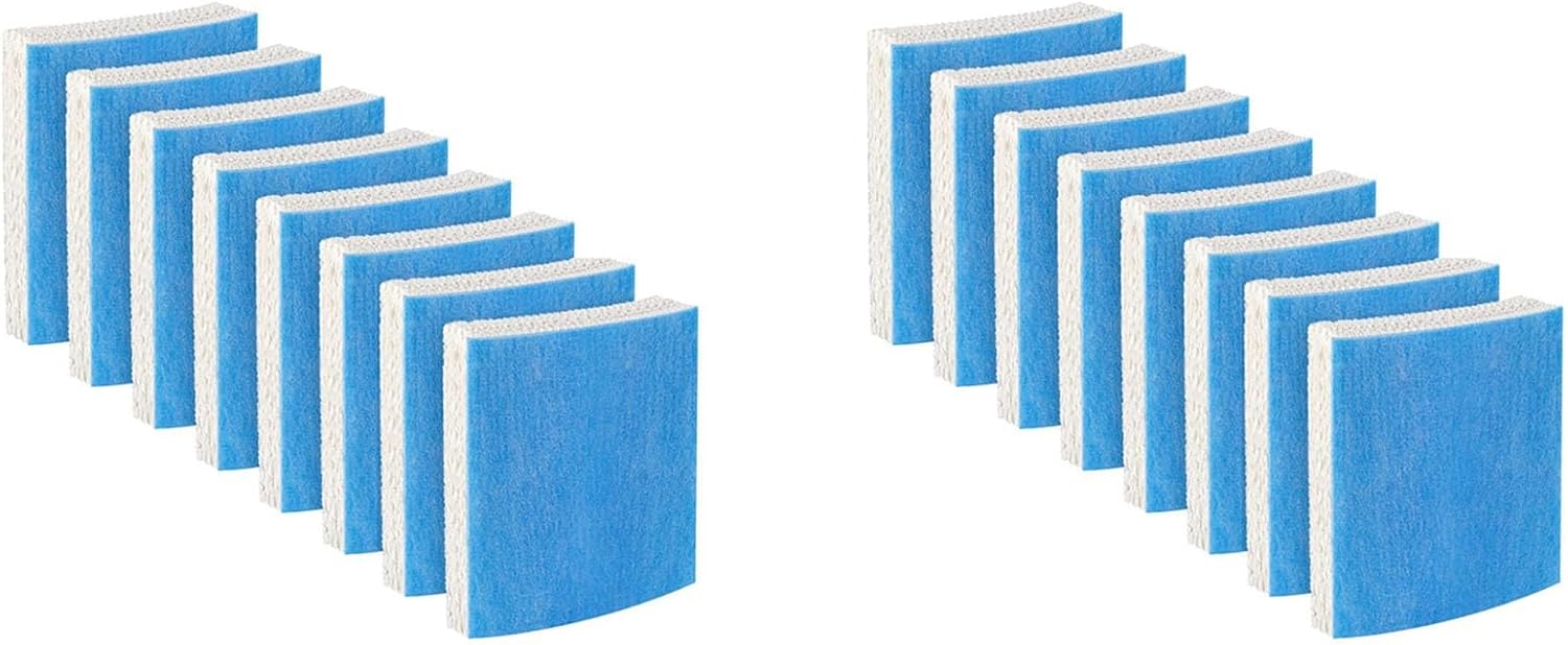 16 Pack Upgrade HFT600 Replacement Humidifier Wicks -TER for HEV615, HEV620
