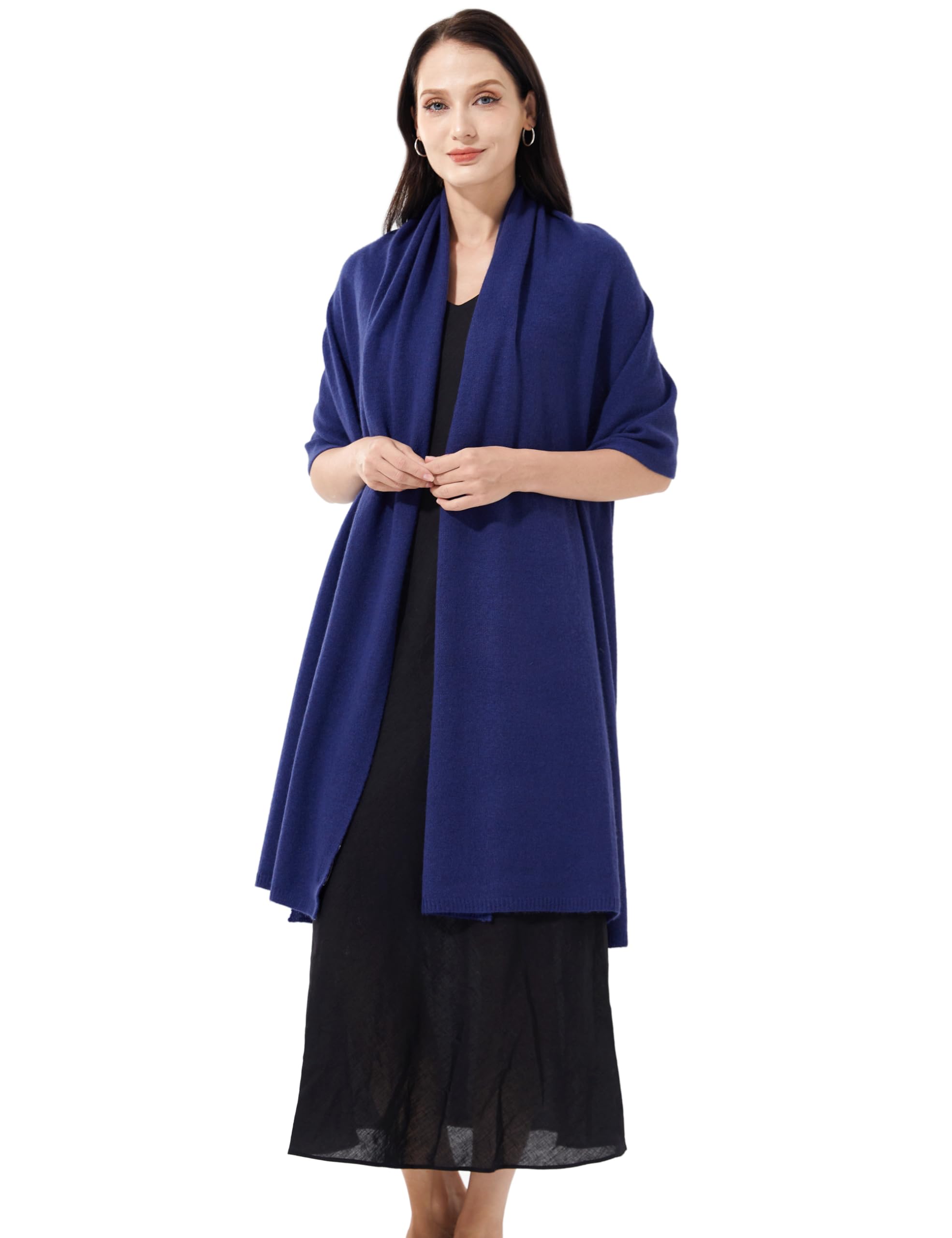 RYYOYY Soft Cashmere Blend Wrap Chic Scarf Stole for Women Wayfarer Travel Extra Large 87"x28"