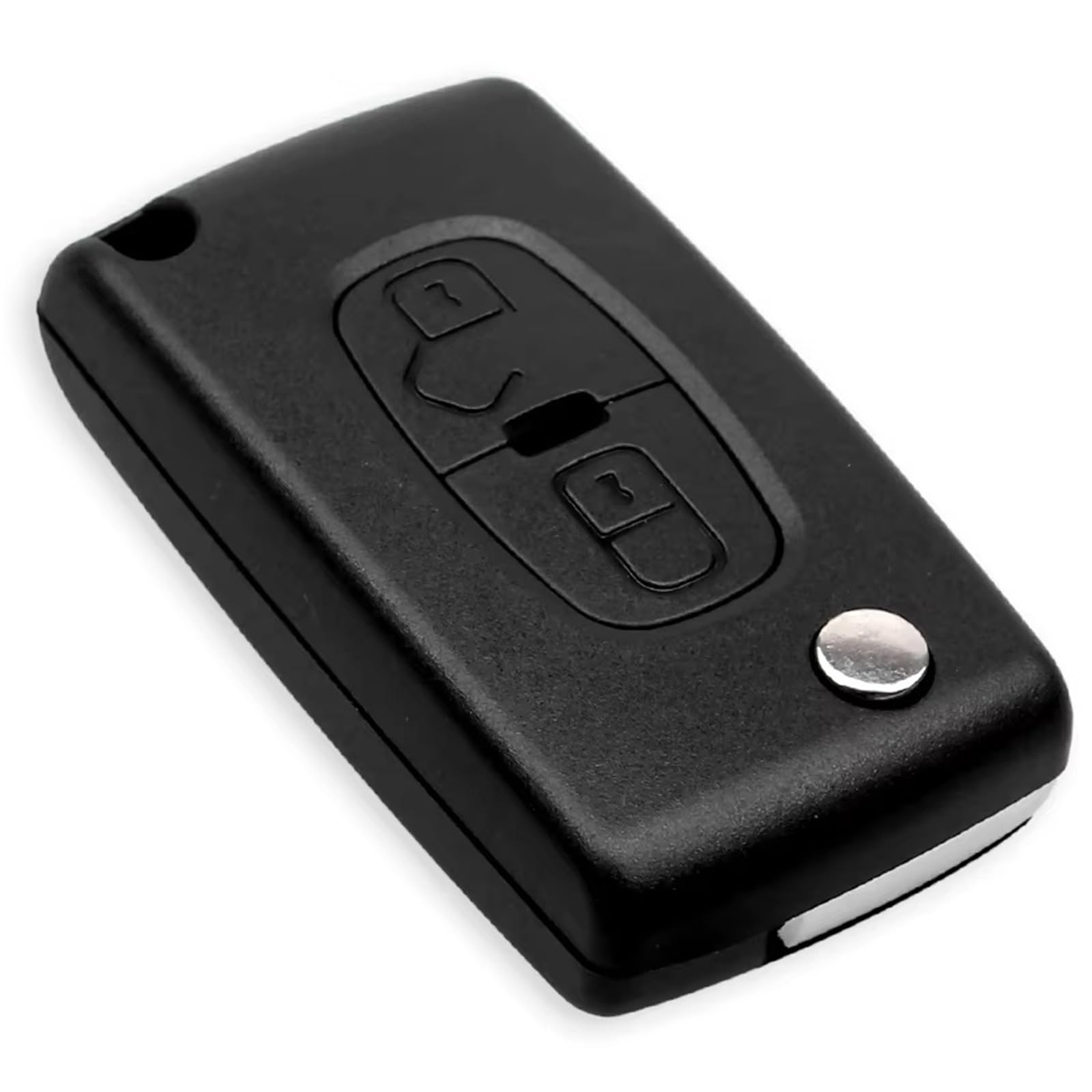 Compatible Con Citroen Para C-Crosser 2007-2013 C4 Para Aircross 2012-2017 Carcasa De Llave Coche 2 Botones Funda Plegable Para MIT11R