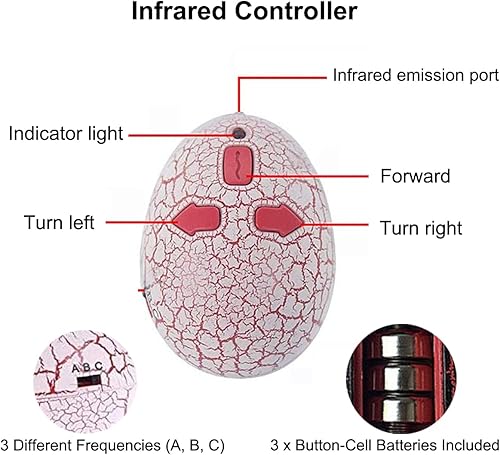 Miniatura 4 de TopSeller - Juguete de serpiente de control remoto recargable realista de 16 pulgadas para niños y bebés negro