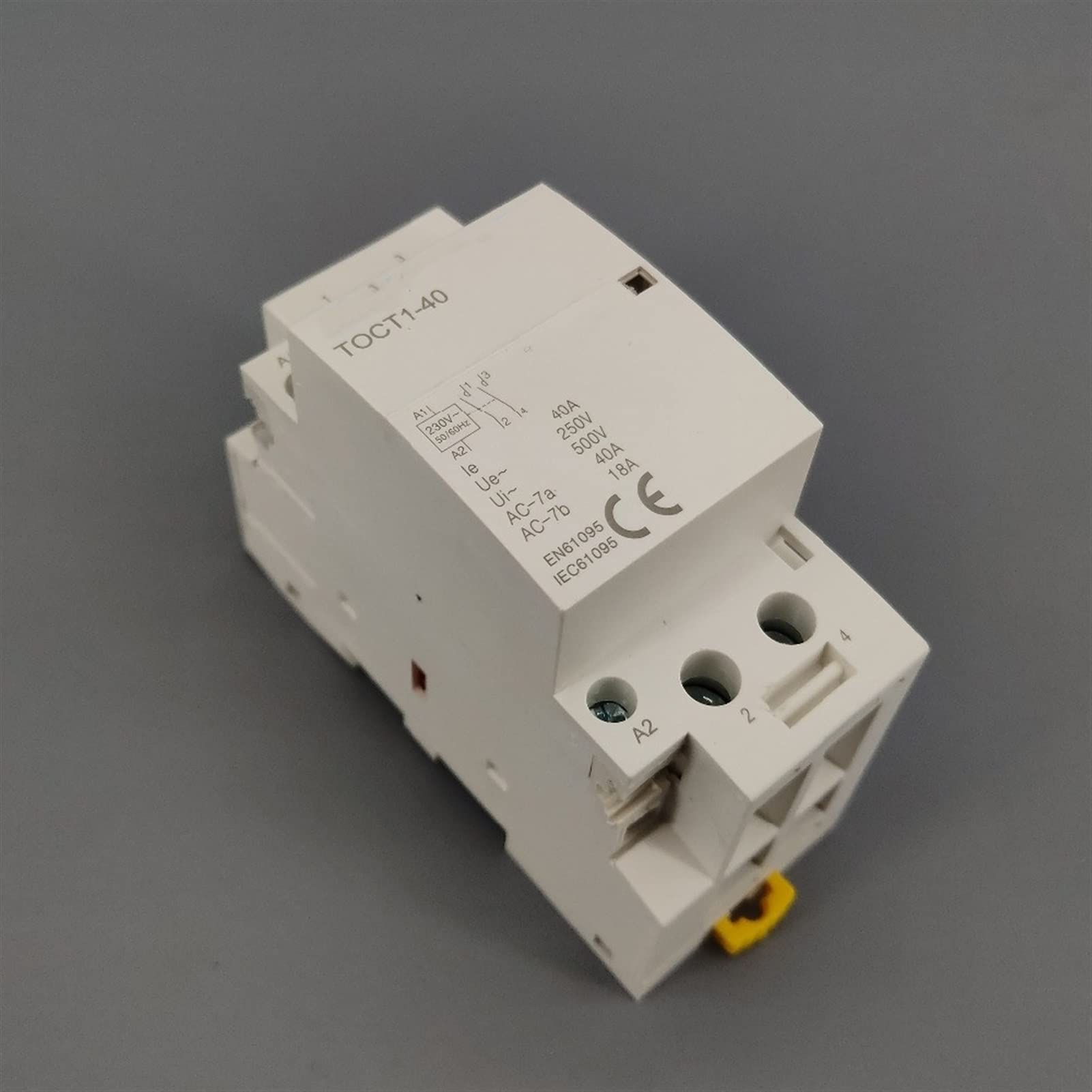 Wyłączniki elektromagnetyczne Stycznik 2p 40a 220 V/ 230 V 50/60 Hz szyna DIN Gospodarstwo domowe AC Modułowe styczniki 2no elektryczne Przemysłowe Instalacje elektryczne