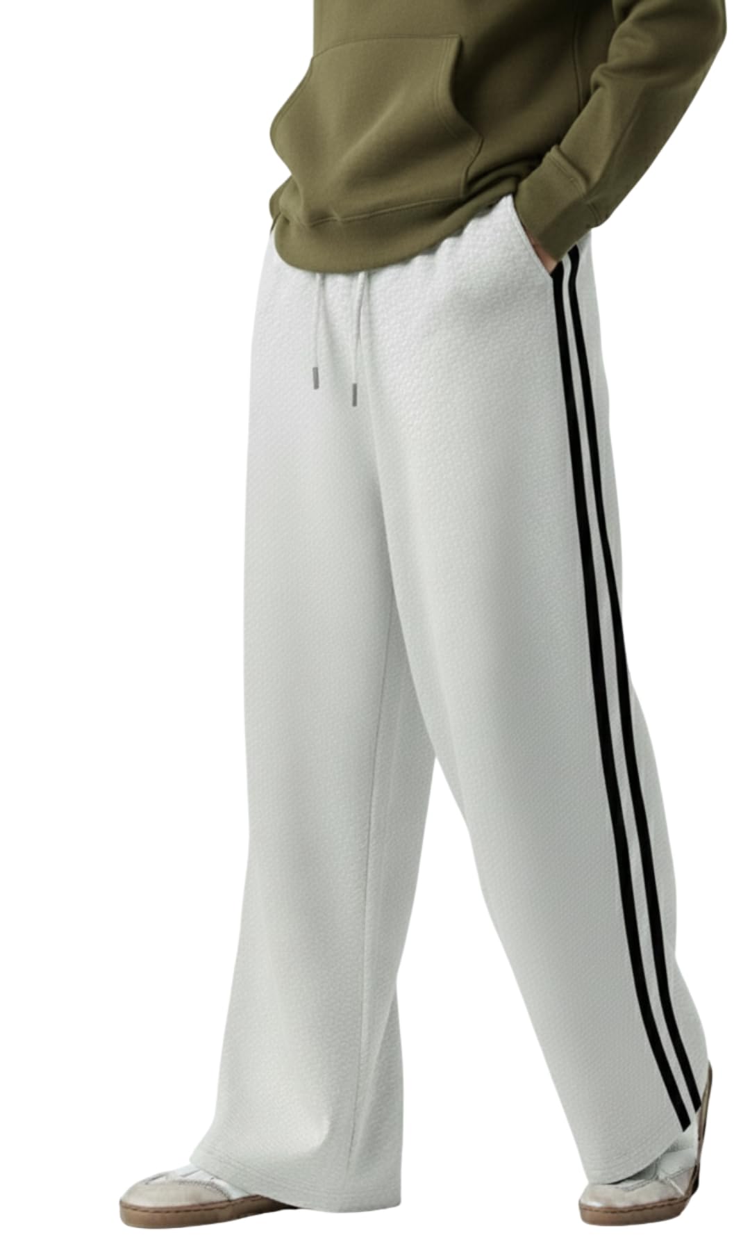 dockstreet Track Pant for Men || Baggy Fit || Track Pants || Full Elastic Jogger Track Pant || 100% Cotton-picture-43