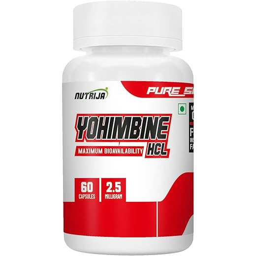 Yohimbine HCL 2.5mg Capsules - Pack of 60