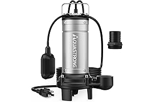 Aquastrong 1HP Premium Quality Sewer Grinder Pump for Septic