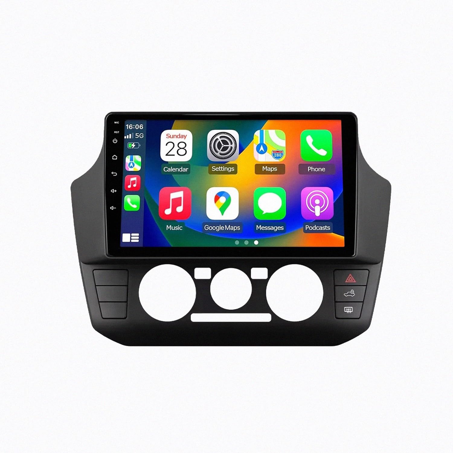 Wyświetlacz Carplay dla Volkswagen UP! 2017-2023 Odtwarzacz Samochodowy Z Ekranem Dotykowym Hd, Carplay, Bluetooth, Wi-Fi, Radiem., 8 Rdzeń 6G+128G