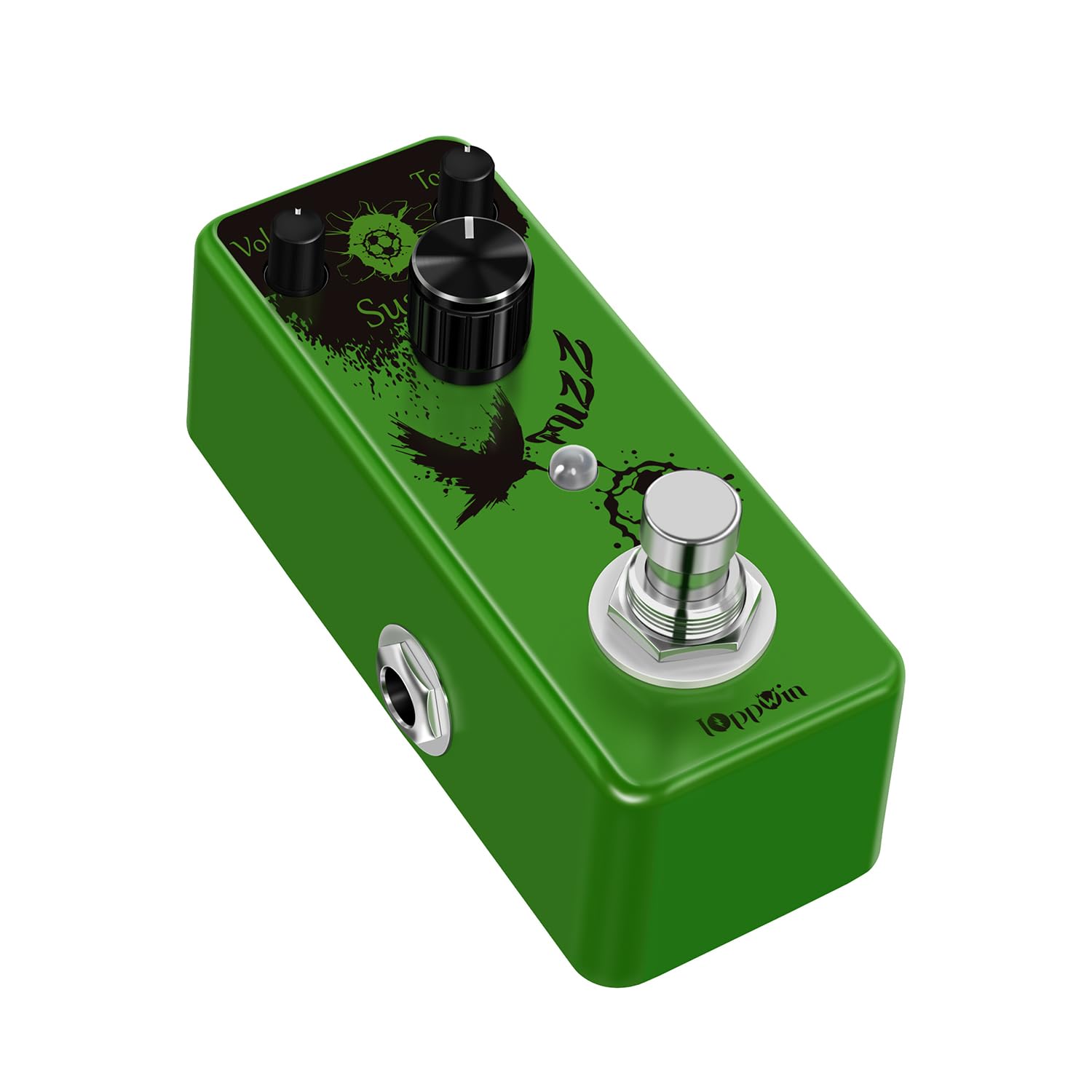 Fuzz Buff - Pedale per effetti per chitarra, tonalità leggendaria dolce fuzz, rivestimento in metallo, True Bypass, mini formato (DC 9 V)