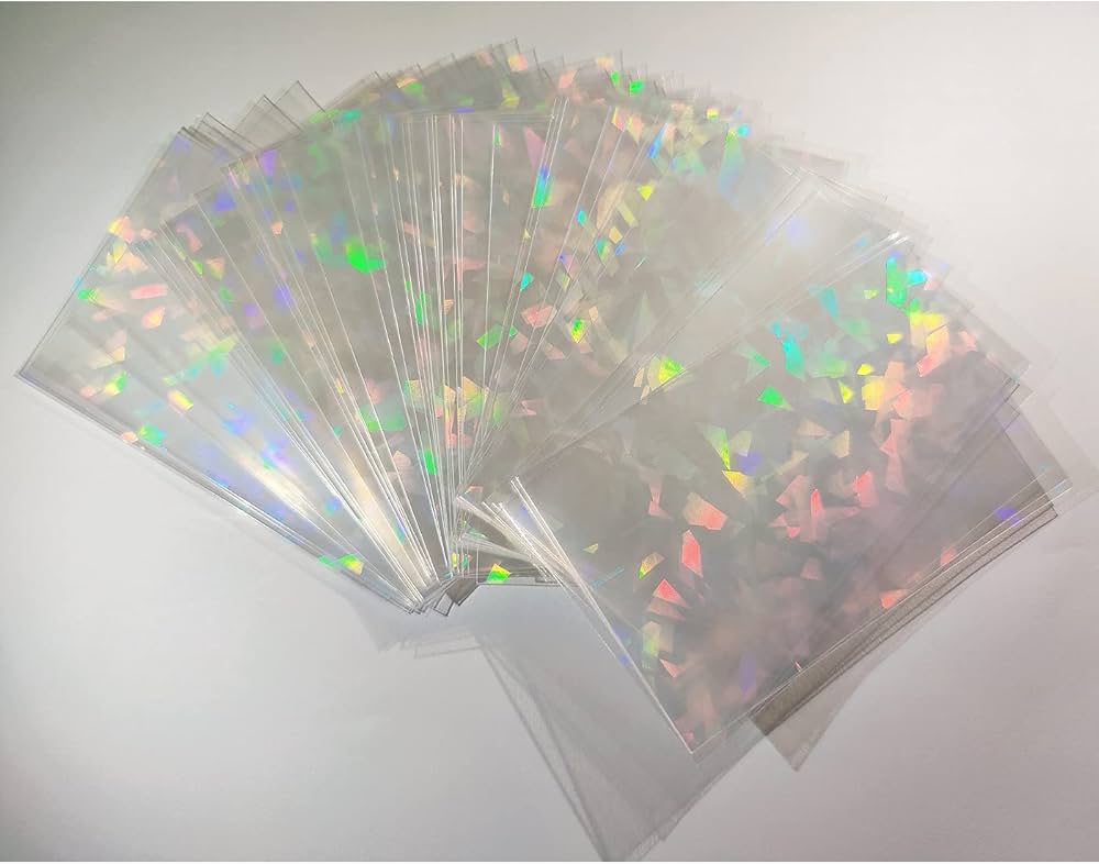 遊戯王 スリーブ ホログラフィックゴールド 未開封 遊戯王 公式スリーブ 絶版 初期ロゴ ホログラフィック 金