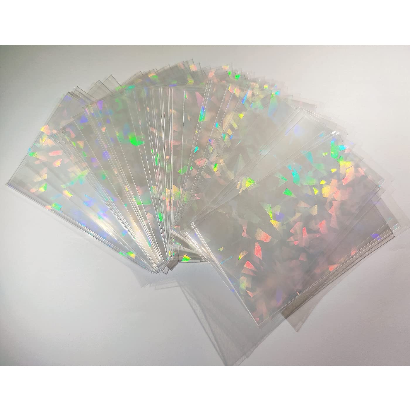 Amazon.co.jp: 61x88mm カードスリーブ ホログラフィック 100枚