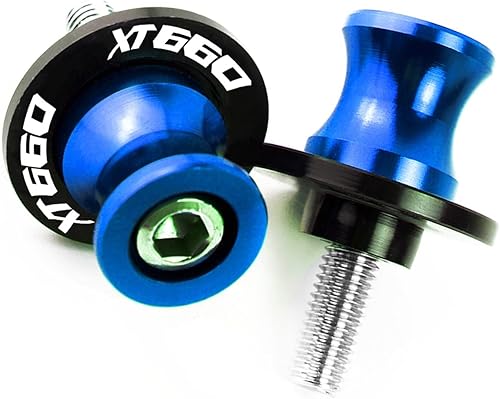 Miniatura 8 de MZMODE Tornillo de fijación deslizante CNC para motocicleta M6 para Yamaha XT 660 XT660 X R Z 2004-2017 (color  H, tamaño 0.236 in)