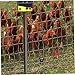 TOGEVAL 2Pcs Electric Fence Jump Cable with Clips for Fencing Systems Durable Outdoor Use for Gardens Farms and Livestock Electric Fence Connectors